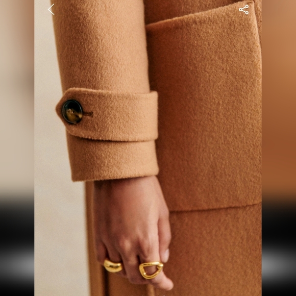 Sezane Camel Rick Coat - Picture 4 of 12